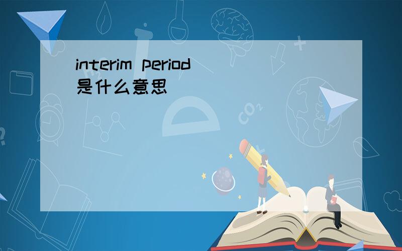 interim period是什么意思